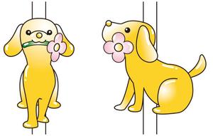 なかがわふみ (bunchom)さんのイヌのキャラクターデザインへの提案