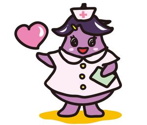 yellow_frog (yellow_frog)さんの野菜の茄子がナース（看護師）服を着ているキャラクター（なす子）への提案