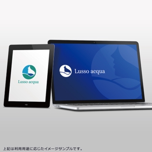 サクタ (Saku-TA)さんの新会社「Lusso acqua」ロゴマークへの提案