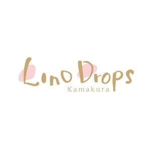 nekofuさんのアクセサリーブランド「Lino Drops Kamakura」のロゴへの提案