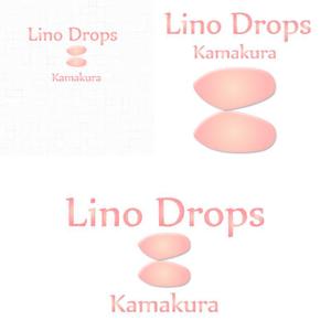 ladybug (ladybug10)さんのアクセサリーブランド「Lino Drops Kamakura」のロゴへの提案