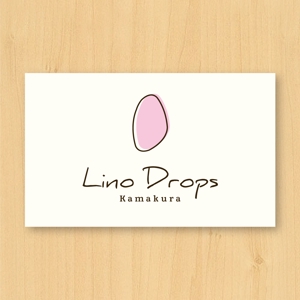 tanaka10 (tanaka10)さんのアクセサリーブランド「Lino Drops Kamakura」のロゴへの提案
