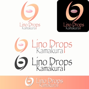 ryo1953さんのアクセサリーブランド「Lino Drops Kamakura」のロゴへの提案
