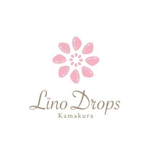 yuko asakawa (y-wachi)さんのアクセサリーブランド「Lino Drops Kamakura」のロゴへの提案