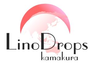 arc design (kanmai)さんのアクセサリーブランド「Lino Drops Kamakura」のロゴへの提案