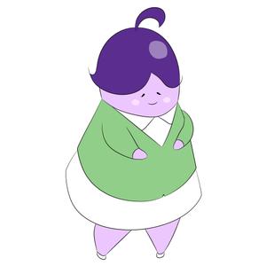 株式会社レコメンデーション (masa1585)さんの野菜の茄子がナース（看護師）服を着ているキャラクター（なす子）への提案