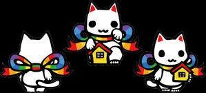 cellotapさんの住宅メーカーのネコのキャラクターへの提案