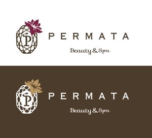 yukiss design ()さんのアジアンバリエステ「Beauty&Spa Permata」のロゴへの提案