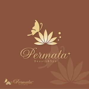yakumo8 ()さんのアジアンバリエステ「Beauty&Spa Permata」のロゴへの提案