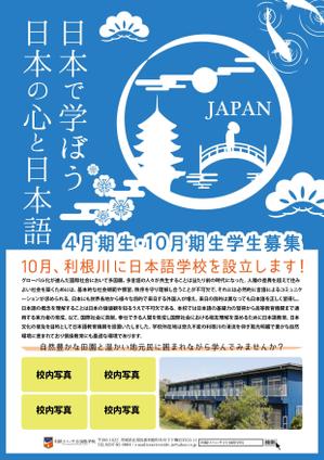 シマプロ (popporo)さんの日本語学校のポスターへの提案