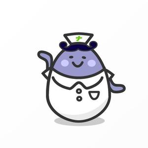Jelly (Jelly)さんの野菜の茄子がナース（看護師）服を着ているキャラクター（なす子）への提案