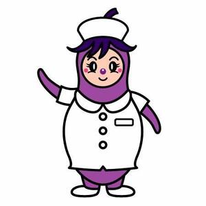 str-labelさんの野菜の茄子がナース（看護師）服を着ているキャラクター（なす子）への提案