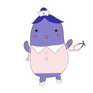オエカキハルヨ (haru_chan)さんの野菜の茄子がナース（看護師）服を着ているキャラクター（なす子）への提案