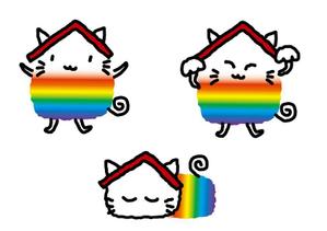 marukei (marukei)さんの住宅メーカーのネコのキャラクターへの提案