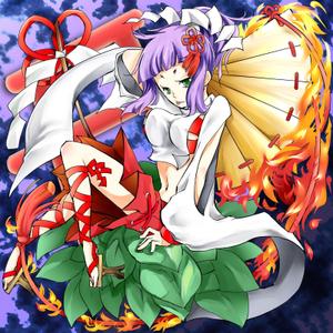 廻（めぐる） (kissyouya-meguru)さんのゲームに登場するモンスターのイラスト(巫女モンスター)への提案