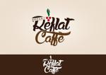 Caleb（ケイレブ） (SupernovaDesign)さんのフレッシュジュースの「Reflat caffe」カフェのロゴへの提案