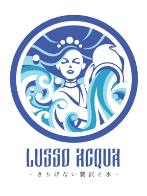 うーすけ (nkmame)さんの新会社「Lusso acqua」ロゴマークへの提案