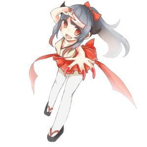 わたもも (watamomo)さんのゲームに登場するモンスターのイラスト(巫女モンスター)への提案