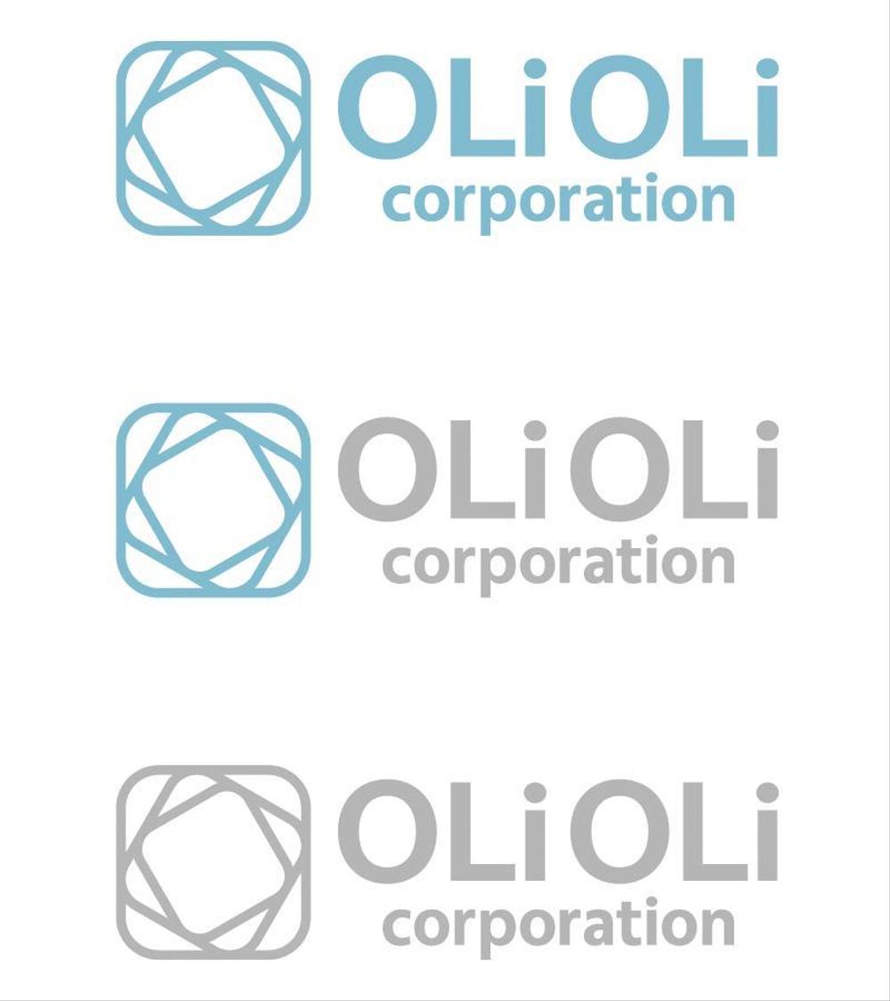 創作和食料理店　衣料品販売　売電　などを営む企業　「OLi OLi  」（四季おりおり）のロゴ　