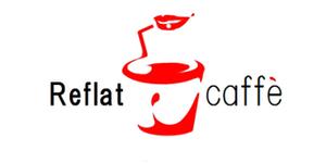 TOYOZOさんのフレッシュジュースの「Reflat caffe」カフェのロゴへの提案