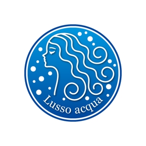 La ()さんの新会社「Lusso acqua」ロゴマークへの提案