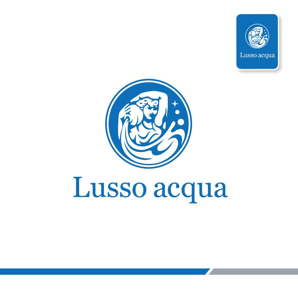 新会社「Lusso acqua」ロゴマーク