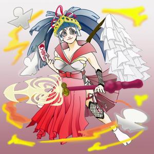 studio Solt (studiosolt)さんのゲームに登場するモンスターのイラスト(巫女モンスター)への提案