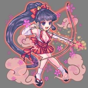ソバコ (Toshikoshi_Sobako)さんのゲームに登場するモンスターのイラスト(巫女モンスター)への提案