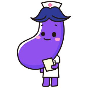 foryouforme (foryouforme)さんの野菜の茄子がナース（看護師）服を着ているキャラクター（なす子）への提案