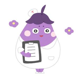 みつ ()さんの野菜の茄子がナース（看護師）服を着ているキャラクター（なす子）への提案