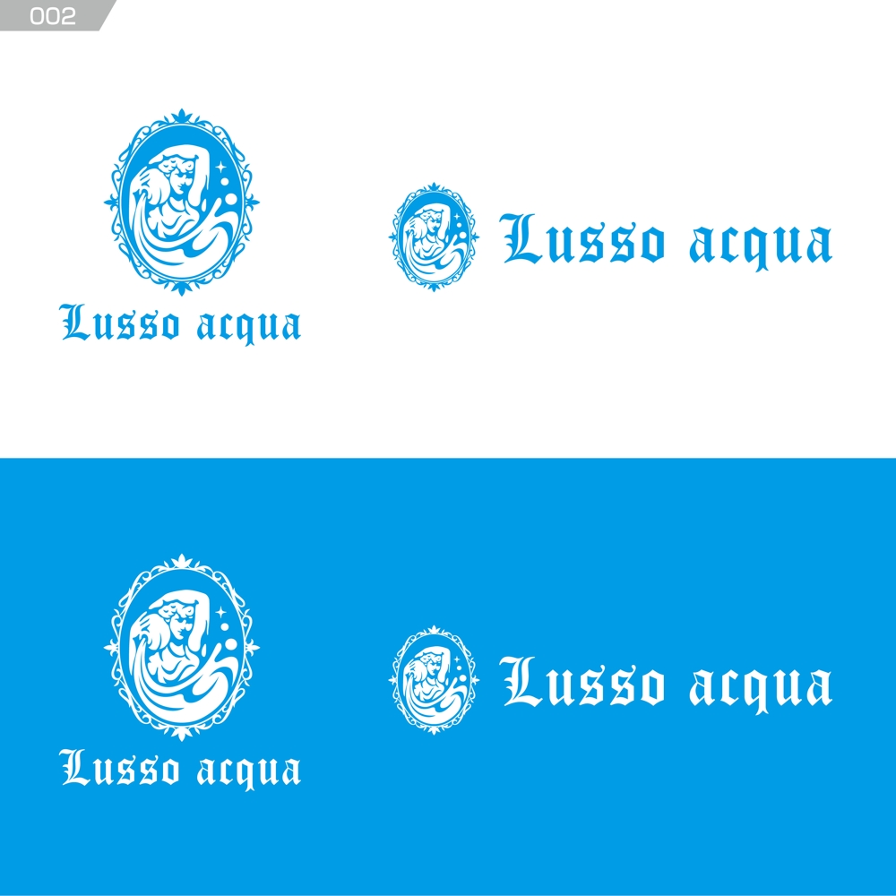 新会社「Lusso acqua」ロゴマーク