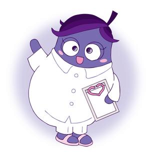 K.PRO (k_pro)さんの野菜の茄子がナース（看護師）服を着ているキャラクター（なす子）への提案