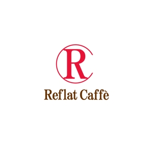 etachibanaさんのフレッシュジュースの「Reflat caffe」カフェのロゴへの提案