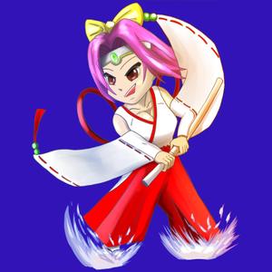 visual-works (visual-works)さんのゲームに登場するモンスターのイラスト(巫女モンスター)への提案