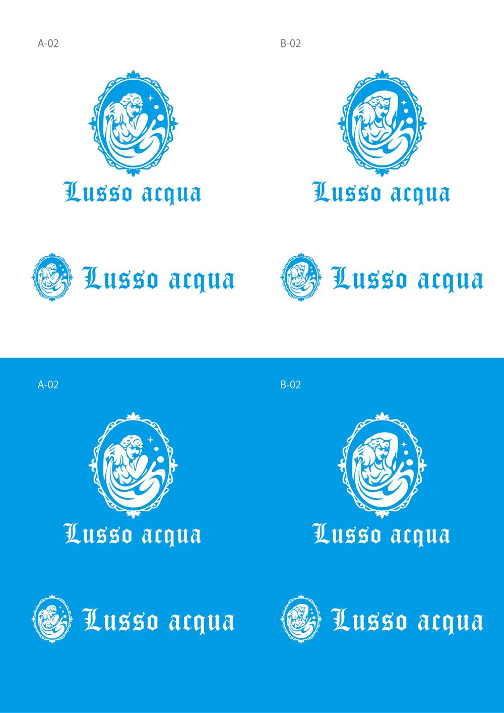 新会社「Lusso acqua」ロゴマーク