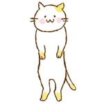 夢山イラスト (yumeyama-urue)さんの2足歩行の猫のイラストへの提案