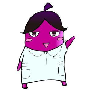 Rinzu工房 (shimon_sketch)さんの野菜の茄子がナース（看護師）服を着ているキャラクター（なす子）への提案