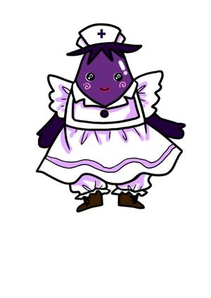 kirin123さんの野菜の茄子がナース（看護師）服を着ているキャラクター（なす子）への提案