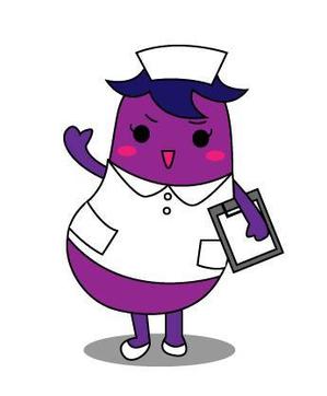 カナ (kanacom)さんの野菜の茄子がナース（看護師）服を着ているキャラクター（なす子）への提案