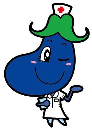 しゅんじんアート工房 (shunjin-artkobo)さんの野菜の茄子がナース（看護師）服を着ているキャラクター（なす子）への提案