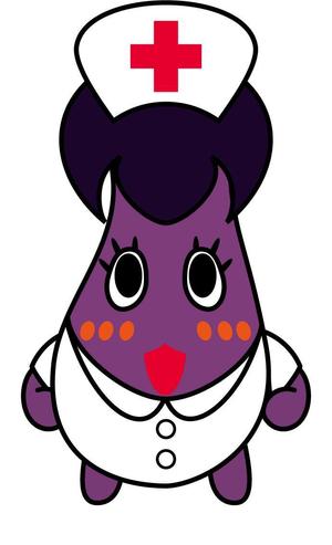 loveinko (loveinko)さんの野菜の茄子がナース（看護師）服を着ているキャラクター（なす子）への提案