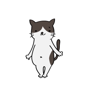 水田マリ (mizuta616)さんの2足歩行の猫のイラストへの提案