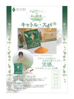 安武麻紀 (mokacoco)さんの入浴剤のチラシ（A4）への提案