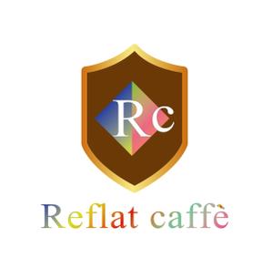 やるぞう (yaruzou)さんのフレッシュジュースの「Reflat caffe」カフェのロゴへの提案