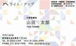 タネコハン デザイン スタジオ (tanecohan)さんのリフォーム会社『ライト・アップ』の名刺デザインへの提案