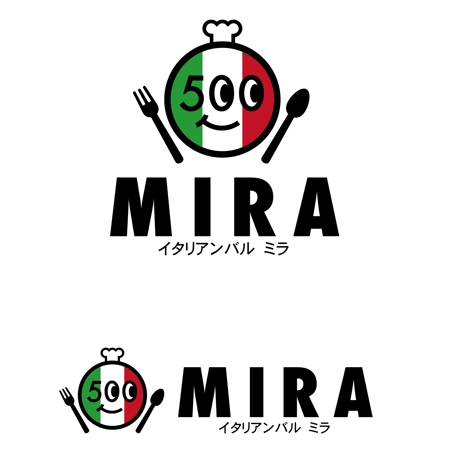 oo_design (oo_design)さんの500円イタリアンバル「MIRA」のロゴへの提案
