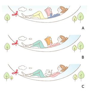 まきしま (maki-shima)さんのハンモックのイラストへの提案