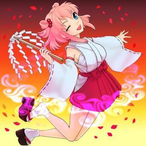 あかめ (akamenma831)さんのゲームに登場するモンスターのイラスト(巫女モンスター)への提案