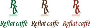 ものつくり絵師 (machino-kumasan)さんのフレッシュジュースの「Reflat caffe」カフェのロゴへの提案