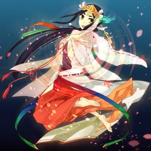 緒図 ()さんのゲームに登場するモンスターのイラスト(巫女モンスター)への提案